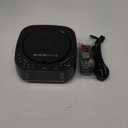 CD Player Alarm Clock with Remote:CD/MP3,Bluetooth,FM Radio with Speakers,USB Charger and Dimmable Display for Bedroom-Dual Alarm with Optional Sound Suitable for Heavy/Light Sleeper