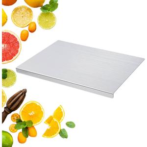 304 Stainless Steel Cutting Board, 23.6" x 15.7"