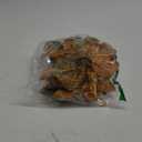 (Pack of 6) Glitter Poinsettia Christmas Tree Ornaments, Christmas Decorations Flower (Brown Gold)