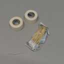 Tondiamo 1 Inch x 30 Feet Ear Tape for Dogs and 4 Inch Bamboo Buds Cotton Swabs Self Adhesive Non Woven Doberman Ear Posting Kit