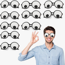 TUSAUW 10pcs Googly Eyes Glasses, Halloween Funny Shaking Eyeball Glasses for Christmas Birthdays, New Years Eve Party Supplies 2025