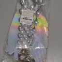 Dyvicl Fake Owl Hanging Reflective Owl for Woodpecker Deterrent 4 Pack, Bonus 6 Reflective Scare Spiral Rods