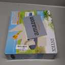 Intex 28021E Pool Cover: For 10ft Round Easy Set Pools  Includes Rope Tie  Drain Holes  12in Overhang  Snug Fit