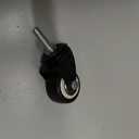 GXYY uoboeuq 1.5 Inch Swivel Caster Wheels PU 360 Degree Threaded Stem Caster Wheel M8 x 25mm, 330lb Total Load Capacity, Pack of 4