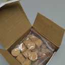 Jetec 100 Pack Assorted Cork Stoppers Wine Bottle Corks Plugs 10 Sizes Replacement Tapered Wooden Wine Stoppers for Apothecary Jar Small Bottle DIY Projects