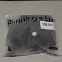 RUNNING GIRL Sports Bra for Women Ruched V Neck  Y Back Spaghetti Thin Strap Wireless Padded Medium Support Yoga Crop Top_WX3094_Black_XXL