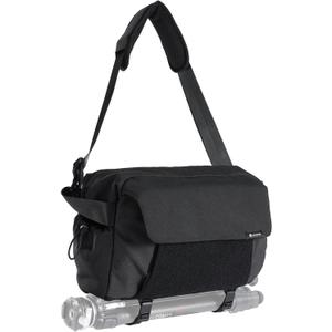 ULANZI BP11 8L Camera Sling Bag with Tripod Holder for Men Women, Lightweight Splash-proof DSLR/Mirrorless Anti-Theft Crossbody Bag for Travel Hiking Photography Customizable Front Pocket Camera Bag