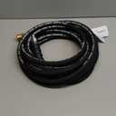 YAMATIC 3/8" Pressure Washer Hose 25FT Hot Water Power Washer Hose Max 212F with Swivel Quick Connect, 4000 PSI Commercial Grade Steel Wire Braided & Synthetic Rubber Jacket, Kink Resistant (25 FT)