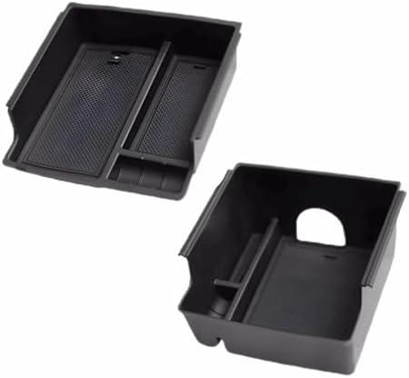 Black Center Console Organizer Tray for 2021-2024 Ford Broncos Two Layer,Armrest Storage Box Organizer Black Center Console Organizer Tray for 2021-2024 Ford Broncos Two Layer,Armrest Storage Box Organizer