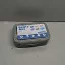 Caperci Stackable Bento Lunch Box for Adult & Teens - Reinforced Leak-Proof Lunch Container 4-Compartment with Utensils & Sauce Container, BPA-Free, Dishwasher/Microwave Safe, 47oz (Dark Gray)