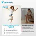 3 Pairs Medical Women Men Compression Socks Knee High 20-30 mmhg Graduated Stocking Support Hose Cute for Running Travel (NUDE)