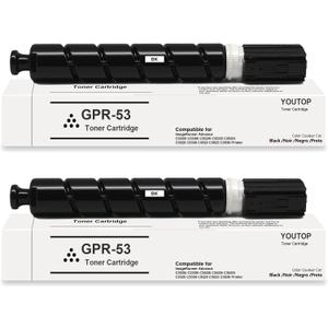 2PK GPR-53 GPR53 Black Toner Cartridge (8525B003) Replacement for ImageRunner Advance C3325,C3325i, C3330,C3330,C3525,C3525i, C3530,C3530i,DX C3730i DX C3730i Printers 2PK GPR-53 GPR53 Black Toner Cartridge (8525B003) Replacement for ImageRunner Advance C3325,C3325i, C3330,C3330,C3525,C3525i, C3530,C3530i,DX C3730i DX C3730i Printers