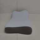 Cervical Neck Pillow, Contour Memory Foam Pillows for Neck Pain Relief, Ergonomic Pillow for Sleeping, Orthopedic Bed Pillow Neck Support Pillow for Side Back Stomach Sleepers with Cooling Pillowcase (Blue & grey)