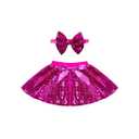 Cilucu Baby Girls Skirts Sparkly Sequin Kids Birthday Party Skirts Girls Princess Mini Skirts, Size 5-6T