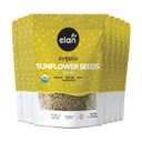 Elan Organic Raw Sunflower Seeds, Unsalted Kernels, Shelled Seeds, No Shell, Non-GMO, Vegan, Gluten-Free, Kosher, All Natural Snacks & Toppings, 8 pack of 7.1 oz, Expiry: 07/26/27