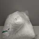 Cooling Side Sleeper Pillow for Neck and Shoulder Pain, Luxury Shredded Memory Foam Curved Bed Pillows for Sleeping Set of 1- Adjustable King Size- Washable Cover Crescent White