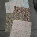 Floral Pattern Cotton Percale Sheet Sets (Size 19x19) 6pcs