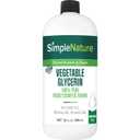 SimpleNature 100% Pure Vegetable Glycerin - 1 Gallons - Natural Pure Food/Cosmetic Grade for Skincare, Haircare, Cosmetics, Soapmaking, Crafts - Softening & Moisturizing Multipurpose Humectant