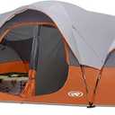 UNP Camping Tent 10-Person-Family Tents, Parties, Music Festival Tent, Big, Easy Up, 5 Large Mesh Windows, Double Layer, 2 Room, Waterproof, Weather Resistant, 18ft x 9ft x78in