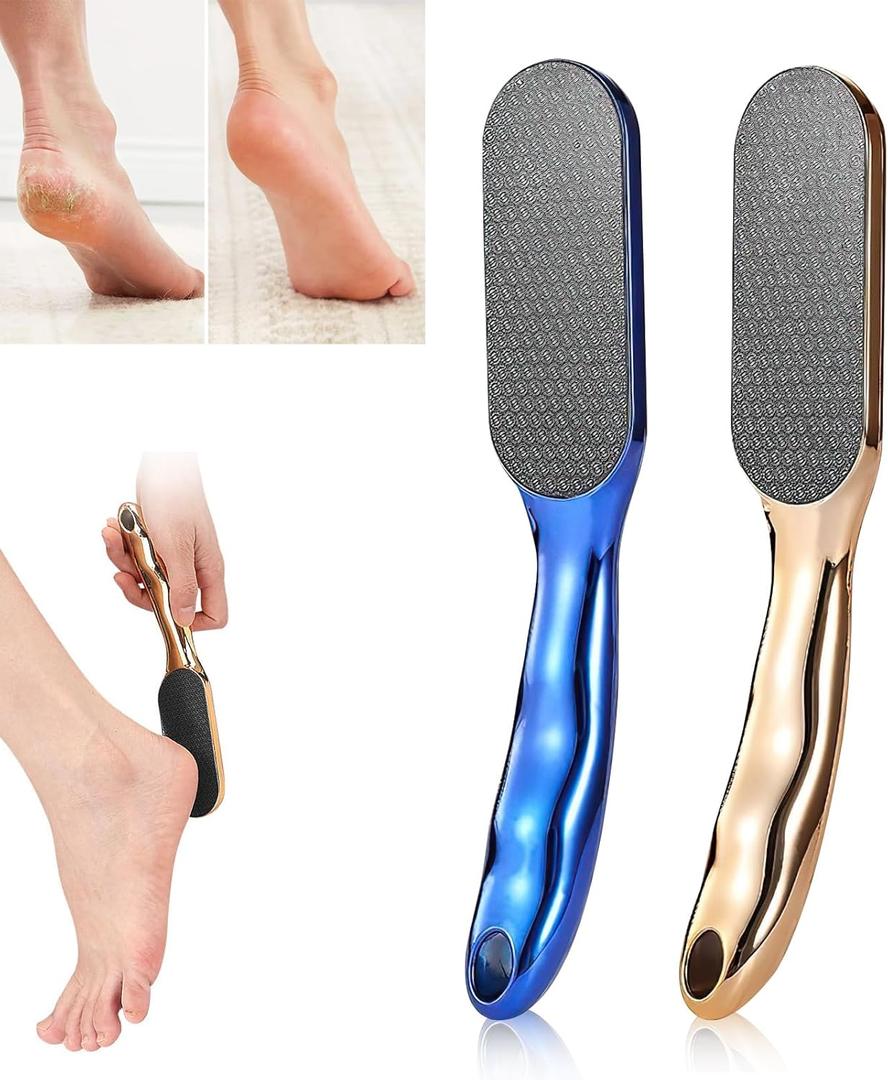 Hard Skin Remover Nano-Glass Foot File, Nano Glass Foot File with Non-Slip Ergonomic Handle, Professional Foot Care Tools 