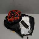 Halloween LED Light up Mask, The Purge Masks with 3 Lighting Modes, Scary Mask for Festival Cosplay