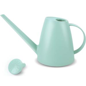 Watering Can for Indoor and Outdoor Plants - Long Spout Water Can for Garden, Flower, House Plants - 1.8L/1/2 Gallon (Green)