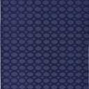 Garland Rug Garden Trellis 7 ft. x 10 ft. Indoor/Outdoor Area Rug Outdoor Waterproof Rug for Patio, Camping Rugs, RV, Porch, Deck, Camper, Balcony, Backyard for High-Traffic Areas, Navy Blue