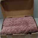 Velvet Bedspread Quilt Bedding Sets,Luxury Elegant Ultra Soft Velvet Comforters Coverlet Blankets,Weave Stitching Pattern Cotton Quilted Bedspread for All SeasonsMauve Pink, King Size | Breathable material, Luxury soft velvet, Soft and durable, All seasons (King (96by108 inch))