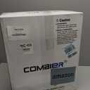 Combier Electric Heated Bidet Toilet Seat Round, Wash Dry Soft Close Remote | Heated Warm Water Spray, Self-Clean Nozzle, Warm Air Drying, Silent Soft Close Lid, Ideal for Home & Hotel Bathroom Use