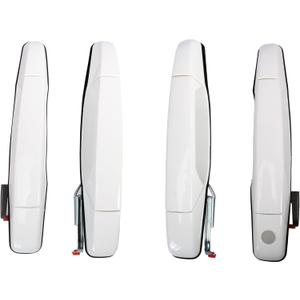 Olympic White Exterior Door Handle, for Chevy Avalanche/Silverado/Suburban/Tahoe,for GMC Sierra/Yukon XL, for Cadillac Escalade, 2007-2014, Outside Door Handles, 284053446 84053446 84053456