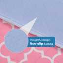 OUTCREATOR® Washable Bed Pads 34" x 76" (Pack of 2), Incontinence Mattress Protector, Anti-Slip Waterproof Underpads for Adults Kids Elderly Pets, Absorbency & Reusable Bedwetting Pads (Pink)