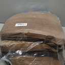 Sytopia Washable Indestructible 37" Dog Bed for Large Dogs  Double-Sided Plush, Waterproof, Removable Cover, Thick Orthopedic Support, Durable Multi- Size Comfort Clearance Indoor Flat Dog Bed (Brown)