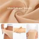 Jo & Bette Seamless Thongs for Women - High Waist Panties 6 Pack - Thong Underwear Pack Breathable No show Sports