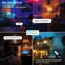 UCB Smart Light Bulbs 130W Equivalent, Color Changing Light Bulb, Work with Alexa Only, 16 Million Colors RGBWW, Music Sync, DIY Flash,1300LM A19 E26 Bluetooth Led Light Bulbs, No WiFi Required,4Pack