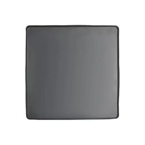 Black Mini Fridge Silicone Mat Prevent Water Leakage, 2Fx2F ,Fridge Drip Tray for protection Washing Machines, Dryer, Mini Fridge, Wine Cabinet