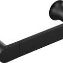 Moen Genta LX Matte Black Modern Hand Towel Bar, Wall Mounted Holder for Bathroom or Kitchen, 6.8-Inch, BH3886BL