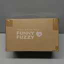 FUNNY FUZZY Self Warming Cat Bed, Waterproof Self Heating Pad for Cats & Dogs, Cozy Plush Warm Pet Mat with Removable Washable Cover - ThermoPad, 25.5"17.7"