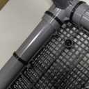 Large Standing Turtle Basking Platform, 10.8" Width Aquatic Resting Area, DIY Ramp with PVC Pipes and EggCrate Suction Cups, Turtle Tank Accessories