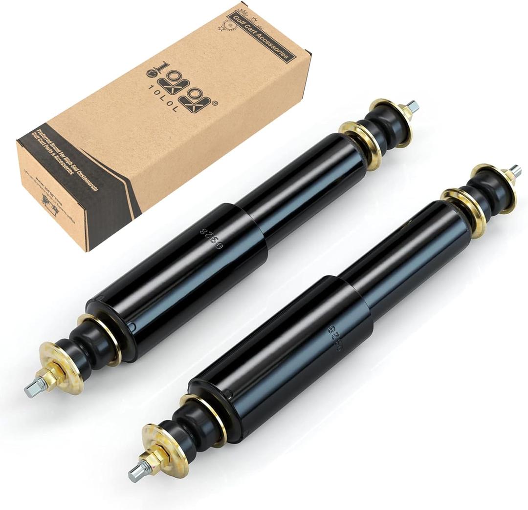 10L0L Golf Cart Front and Rear Shock Absorbers for EZGO TXT Golf Carts 1994+, Replaces OEM# 76418-G01, 70248-G01, 70324-G01, 76419-G01-2 PCS