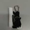 Scuba Diving Lanyard - Underwater Camera Lanyard, Anti-Loss Retractable Gear Tether with Quick-Release Buckle Clip (White)