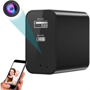 4K Wireless Cameras Mini Small Security Wall Outlet WiFi Camera Indoor Camera for Home SecurityUpgraded (CAM) Not Supporting 5G