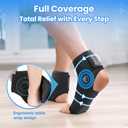 ONLYCARE Ankle Ice Pack Wrap for Swelling, Upgraded Gel Ice Pack Reusable, Hot Cold Therapy, Cold Pack for Sprained Ankle Injuries, Achilles Tendonitis, Plantar Fasciitis
