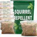 AUDQQM Squirrel Repellent, Outdoor Chipmunk Repellent, Keep Squirrels Away from Garden, Yard and Potted Plants, Chipmunk Deterrent Indoor, Squirrel Deterrent for Attic, Family & Pet Safe, 8 Pouches (EXP 01/01/36)