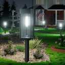 BITPOTT Bright Solar Pathway Lights Outdoor Waterproof IP65, 8 Pack Auto On/Off Solar Outdoor Lights for Path, Yard, Landscape, Lawn, Patio, Walkway, Driveway, Garden Decor Lighting Solar Powered