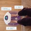 HoMedics Salt-N-Soak Footbath with Heat Boost and Soaking Salt Starter Kit, 4 Soothing Massage Rollers, Toe-Touch Controls, Splash Guard, Bubble, Vibration Massage, Bath Salt Dispenser, LED Display