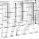 Portable Folding Animal Exercise Dog Fence 42" Kennel 8 Panel Metal
