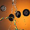 uxcell 6Pcs Rubber Grommets 2" (50mm) Drill Hole, 1-3/4" (42mm) ID Double Sided Hole Plugs Ring Gasket for Firewall Cable Wire Protecting, Black