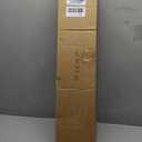Cordless Faux Wood Blinds 26" W x 36" H, 2 Inch Slat Horizontal Windows Blinds with Crown Valance, Room Darkening, White Blinds for Home Interiors.