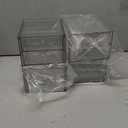 Vtopmart Acrylic Organizer with 8 Drawers, Desk Organizers and Accessories, Clear Makeup Organization, Dustproof Storage Drawers for Office Art Craft Supplies