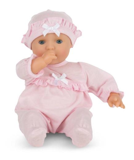 Melissa & Doug Mine to Love Jenna 12" Soft Body Baby Doll With Romper, Washable Doll Accessories, First Baby Dolls For Toddlers 18 Months And Up